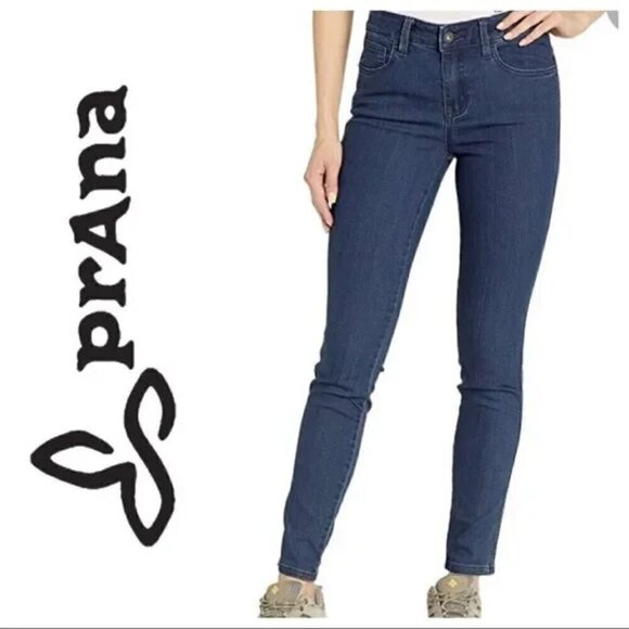 Prana Denim - PrAna Jeans Women's Size 28 Blue Oday Organic Cotton Skinny Stretch Denim Jeans